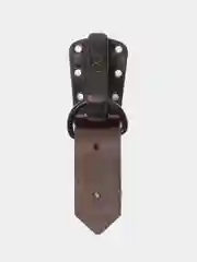 Крючки пришивные для верхней одежды, пластиковые, 5 х 1,5 см, 6 штук, цвет коричневый