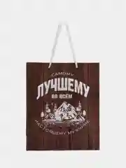 Пакет ламинированный «Самому лучшему во всём», ML 21 х 25 х 8 см