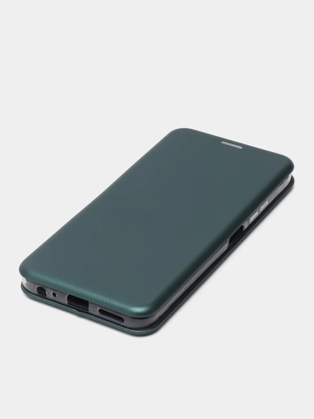 Тёмно-зелёный чехол книжка TECNO POP 6 PRO