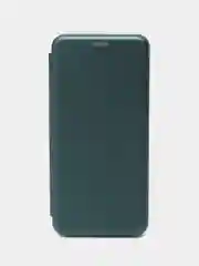 Тёмно-зелёный чехол книжка TECNO POP 6 PRO