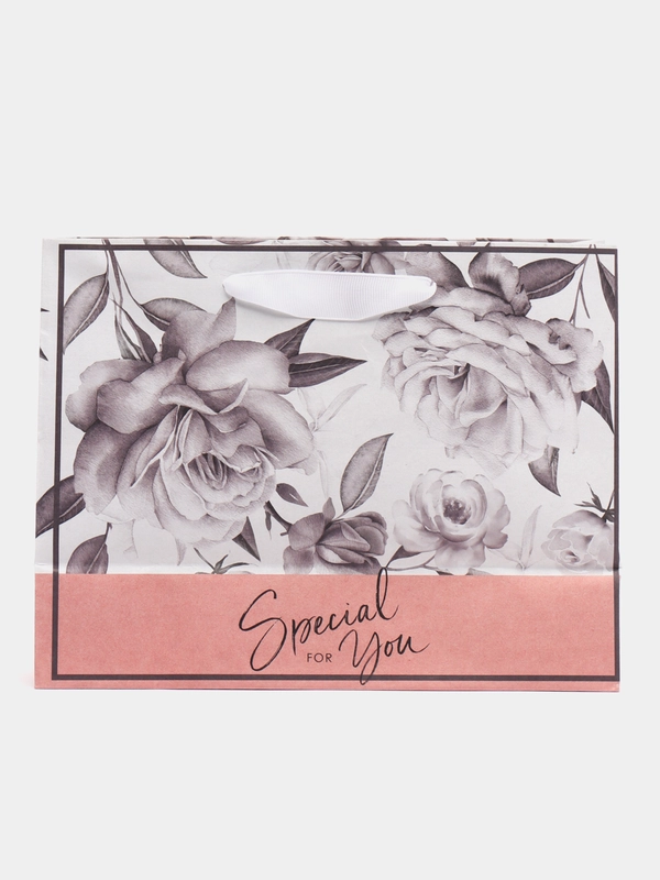 Пакет подарочный "Special for you", крафтовый, 23 х 18 х 10 см