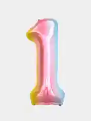Разноцветный шар "Цифры", 101 см