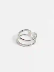 Серебряный кольцо  регулируемое, 3 вида