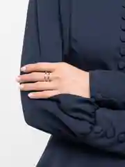 Серебряный кольцо  регулируемое, 3 вида