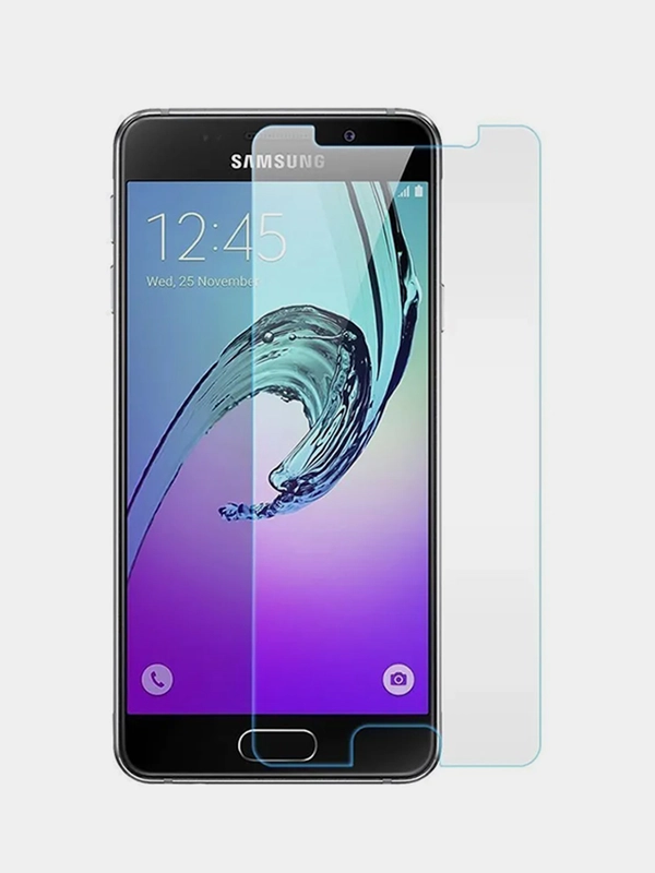 Противоударное, защитное стекло Glass для Samsung A7100, 2.5D, 0.3 мм