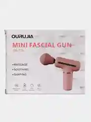 Розовый перкуссионный мини массажер Massager Mini Fascial Gun DS-128