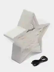 Ночник "Мишки" LED USB от батареек 3хАА белый 22,5х22,5х5 см