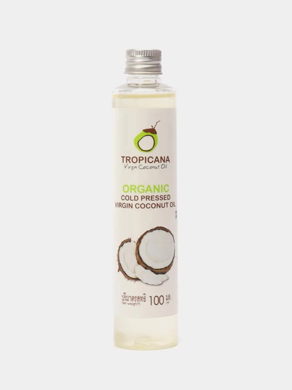 Тайское Кокосовое Масло холодного отжима( пресования) TROPICANA 100 мл