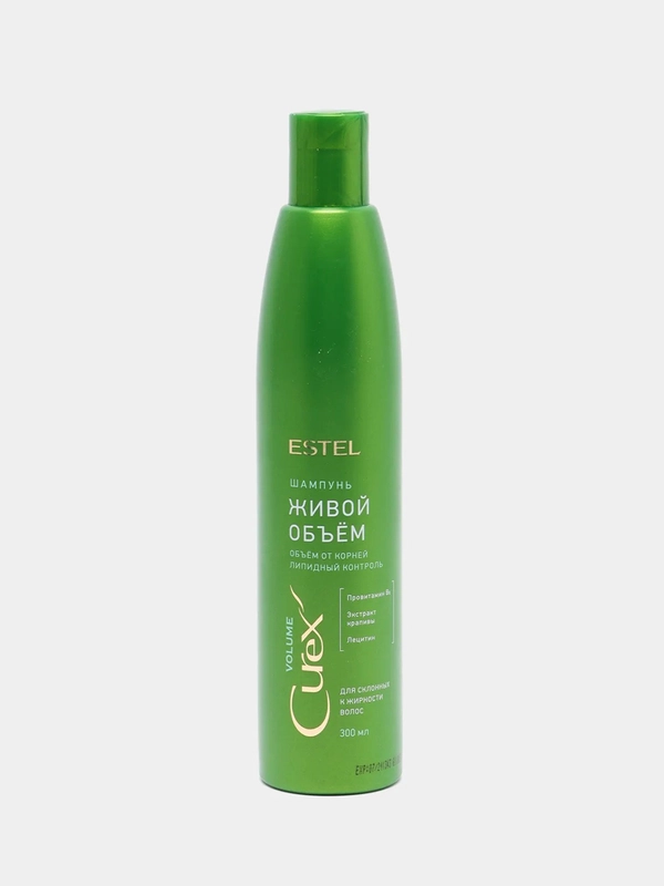 Шампунь Живой объем для жирных волос Estel CUREX VOLUME, 300 мл