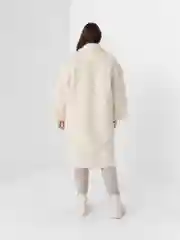 Молочный шуба женская тедди, из искусственного меха