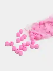 Розовый бусины акриловые 6 мм