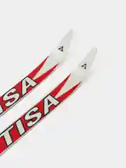Красный лыжи классические TISA SPORT WAX