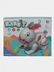 Белый интерактивная игрушка "Заяц", музыкальный, танцующий