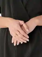 Золотой набор колец на фаланги, женские кольца