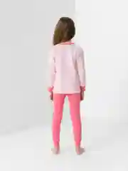 Кораллово-розовый пижама детская, хлопок 100%