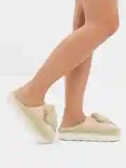 Зеленый домашние тапочки, женские