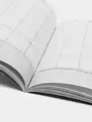 Черный интерактивный планинг, мягкая обложка, А5, 92 листа