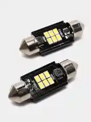 Светодиодные лампы с обманкой 2шт. Белый 5000к Festoon C5W 600lm B344