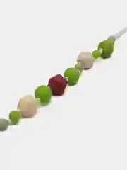 Красный держатель для соски-пустышки, ручная работа, пищевой силикон