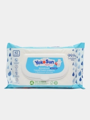 Влажная детская туалетная бумага YokoSun, 42 штуки