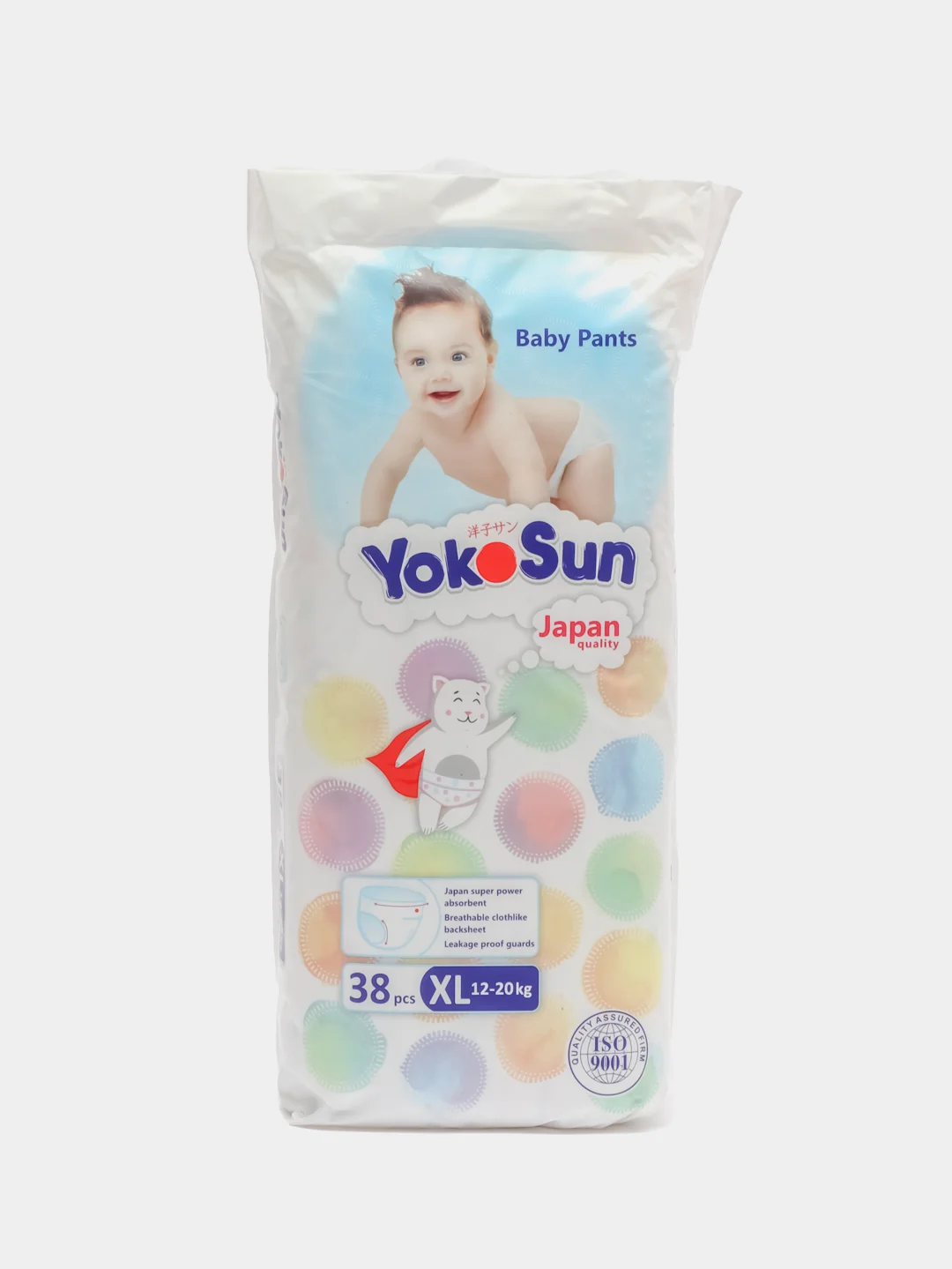 Подгузники-трусики YokoSun, XL, 12-20 кг, 76 штук