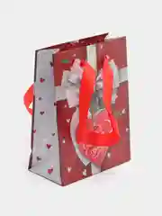 Пакет подарочный "От всего сердца", S 12 х 15 х 5,5 см
