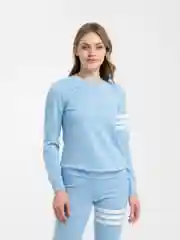 Голубой костюм женский, двойка