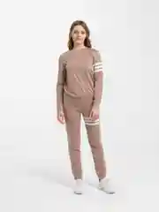 Бежевый костюм женский, двойка