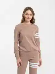 Бежевый костюм женский, двойка