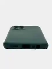 Тёмно-зелёный чехол Silicone Cover для Realme 8/8 Pro (Реалми 8/8 про), силиконовый