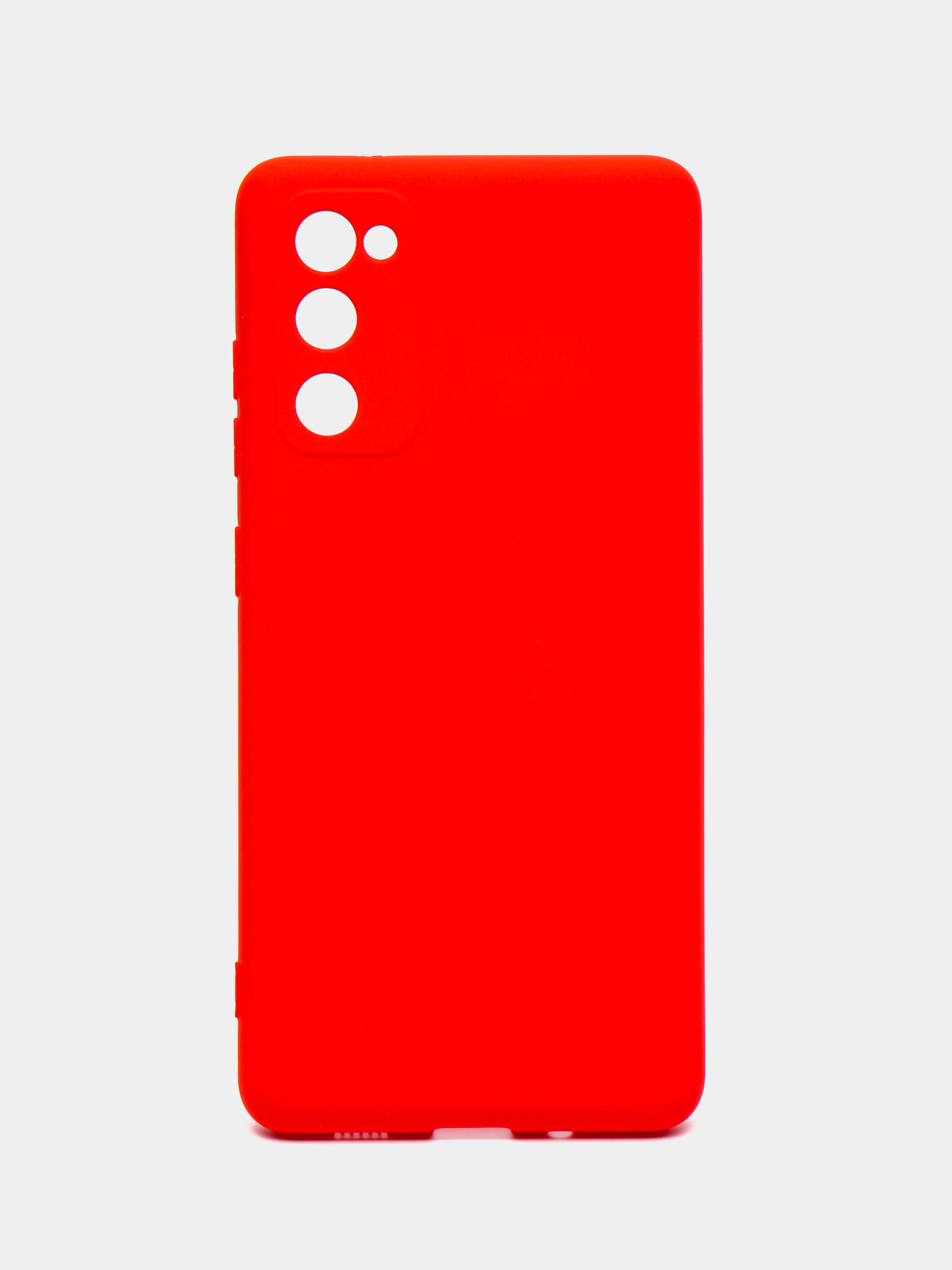 Алый чехол Samsung Galaxy S20 FE, S20FE, Самсунг Галакси С20 ФЕ, С20ФЕ силиконовый