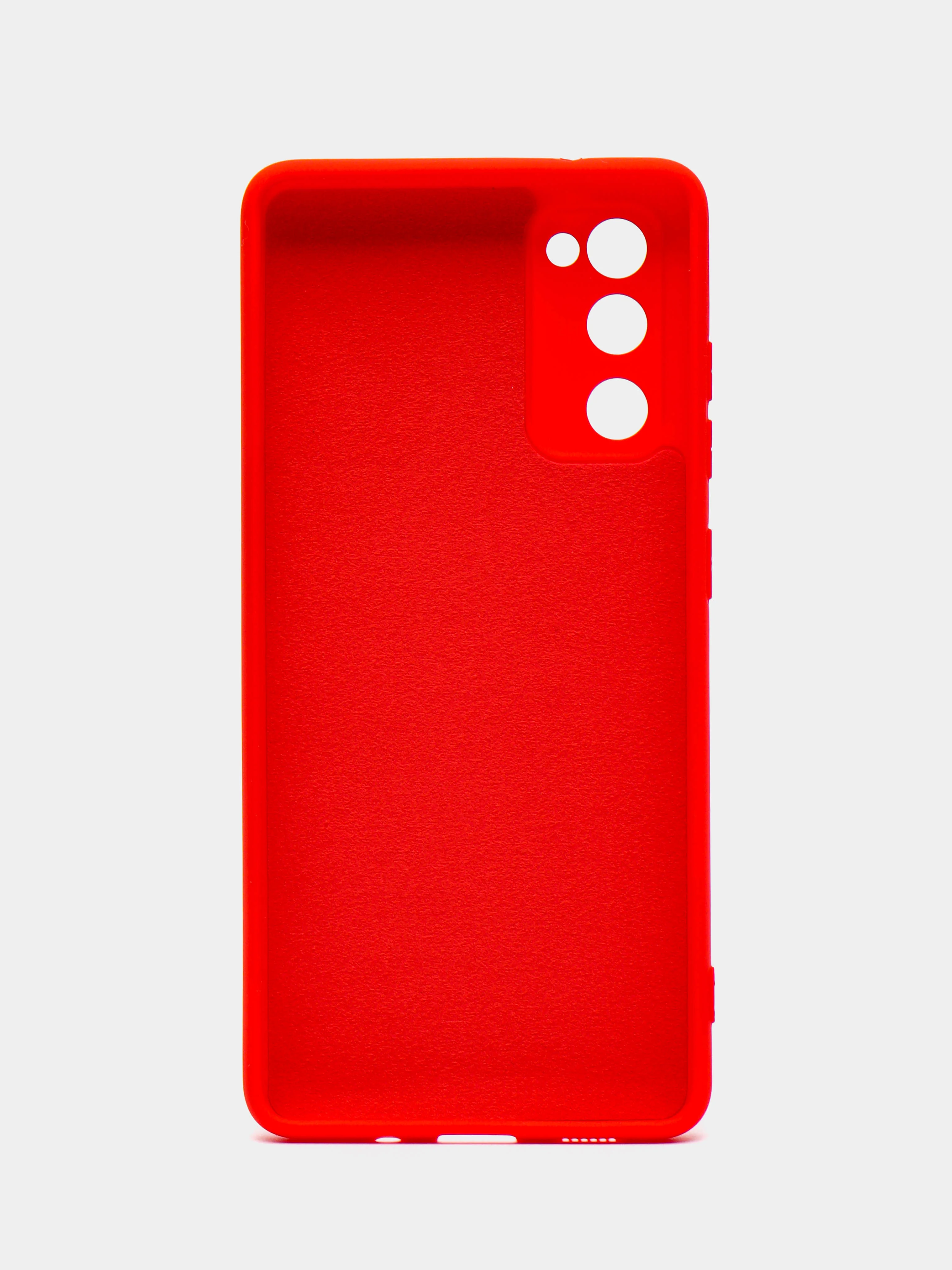 Алый чехол Samsung Galaxy S20 FE, S20FE, Самсунг Галакси С20 ФЕ, С20ФЕ силиконовый