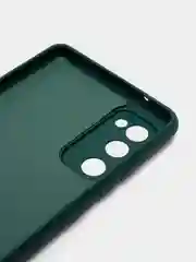 Тёмно-зелёный чехол Samsung Galaxy S20 FE, S20FE, Самсунг Галакси С20 ФЕ, С20ФЕ силиконовый