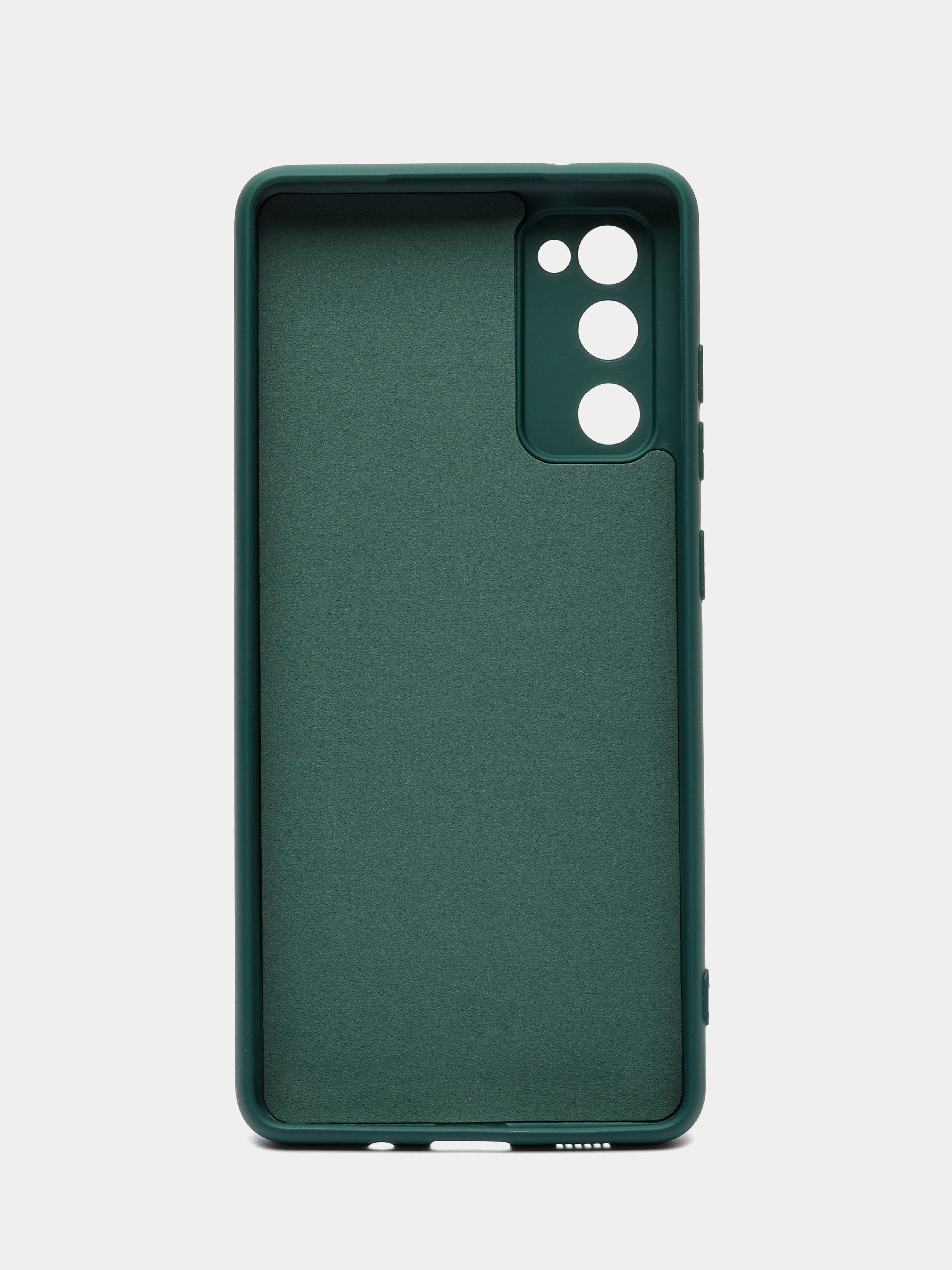 Тёмно-зелёный чехол Samsung Galaxy S20 FE, S20FE, Самсунг Галакси С20 ФЕ, С20ФЕ силиконовый