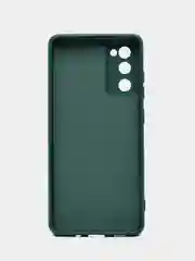 Тёмно-зелёный чехол Samsung Galaxy S20 FE, S20FE, Самсунг Галакси С20 ФЕ, С20ФЕ силиконовый