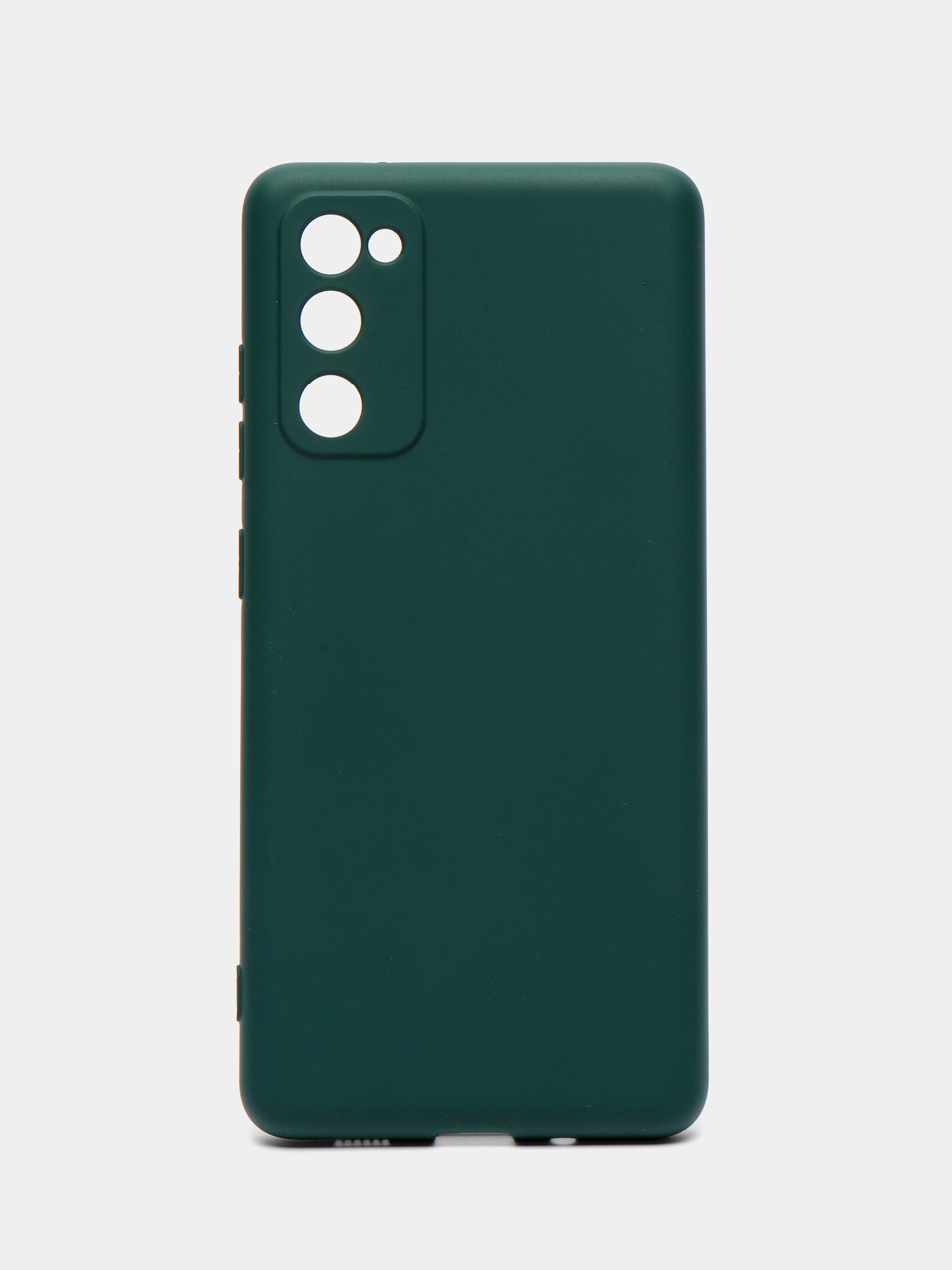 Тёмно-зелёный чехол Samsung Galaxy S20 FE, S20FE, Самсунг Галакси С20 ФЕ, С20ФЕ силиконовый
