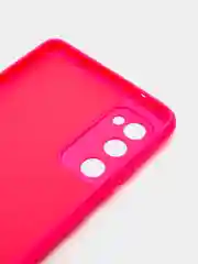 Тёмно-розовый чехол Samsung Galaxy S20 FE, S20FE, Самсунг Галакси С20 ФЕ, С20ФЕ силиконовый