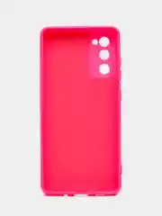 Тёмно-розовый чехол Samsung Galaxy S20 FE, S20FE, Самсунг Галакси С20 ФЕ, С20ФЕ силиконовый