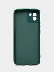Тёмно-зелёный чехол Samsung Galaxy A03. Самсунг Галакси А03 силиконовый