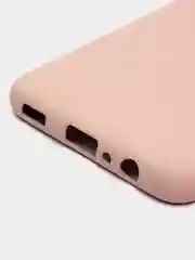 Бежевый чехол Samsung Galaxy A03. Самсунг Галакси А03 силиконовый