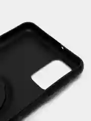 Черный чехол Samsung Galaxy M31s / Самсунг Галакси М31с, силиконовый, магнитный, с кольцом