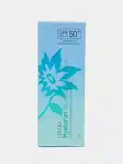 Голубой увлажняющий солнцезащитный крем для лица отбеливающий с SPF50+, база под макияж