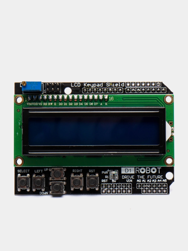 Плата расширения, Arduino LCD Keypad Shield