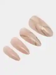 Желтый накладные ногти, 24 штуки