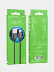 Черный кабель BOROFONE BX87 для iPhone и Android, Micro-USB / Type-C / Lightning, в тканевой оплетке