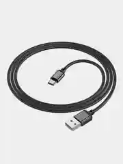 Черный кабель BOROFONE BX87 для iPhone и Android, Micro-USB / Type-C / Lightning, в тканевой оплетке