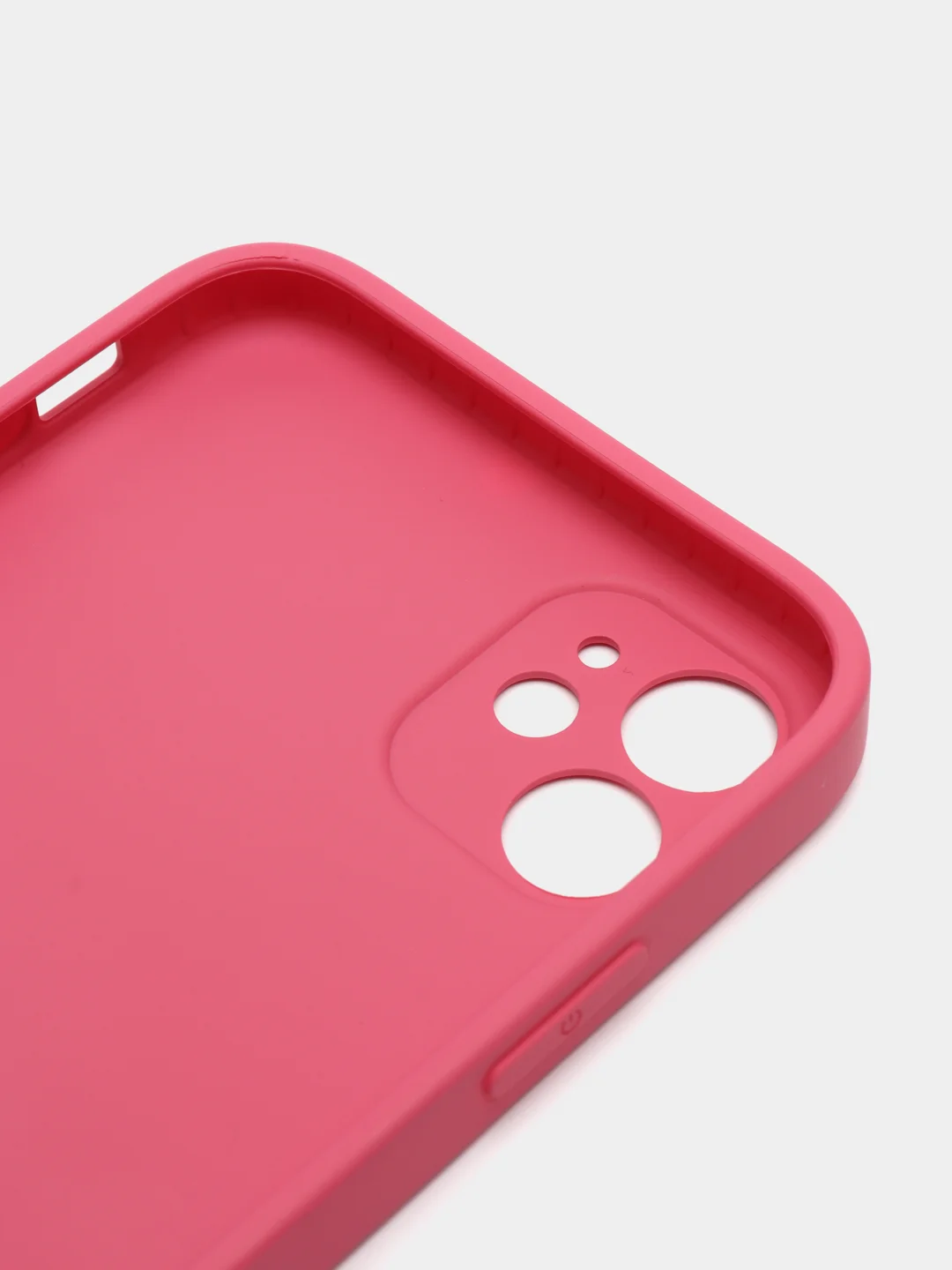 Розовый чехол для iPhone 11, силиконовый, со стеклянной панелью