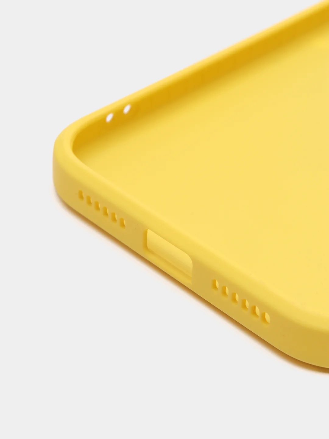 Желтый чехол для iPhone 11, силиконовый, со стеклянной панелью