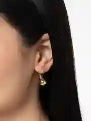 Золотой серьги "Капли"