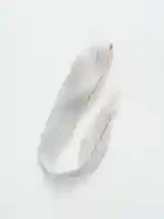 Серебряный парик длинный 100 см